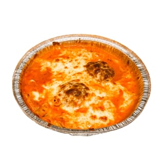 Baked Ziti with Pink Sauce and Meatball