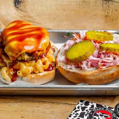 Southern Comforts Burger.