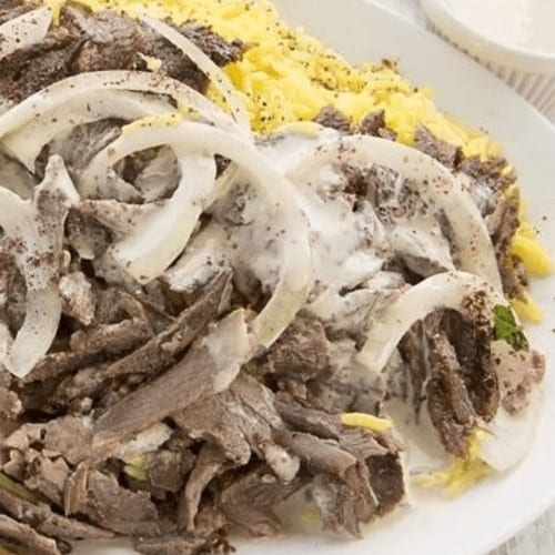 Shawarma Combo Platter.