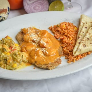 Chipotle Shrimp and Pork Plate