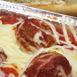 lunch special Ziti with Meatballs