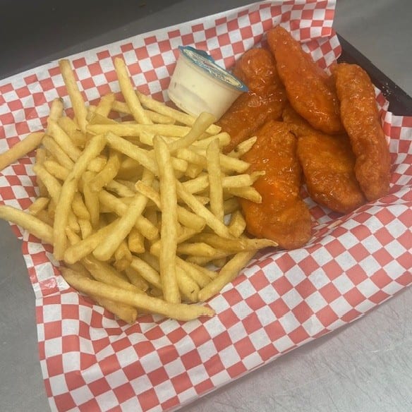Fingers and Fries with Ranch.