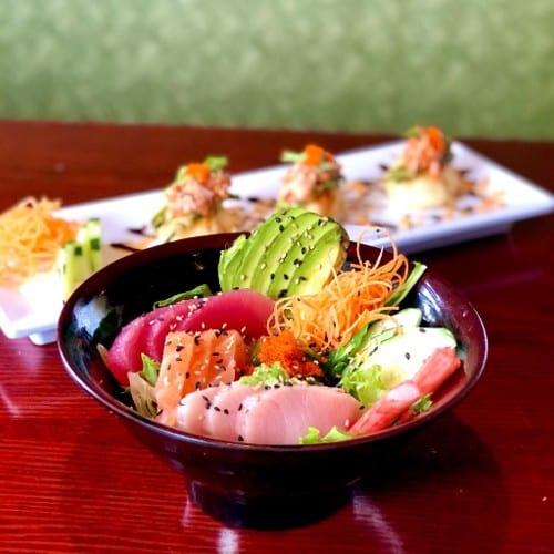 Sashimi Salad.