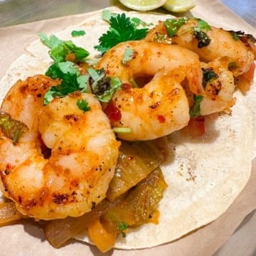 Shrimpin' Ain't Easy Taco.