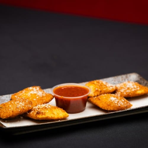 Fried Cheese Ravioli.