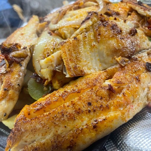 Tilapia Fajita.