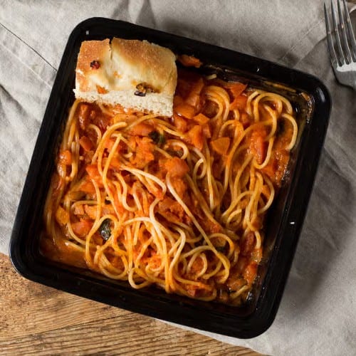 Spaghetti Al Pomodoro Fresco.