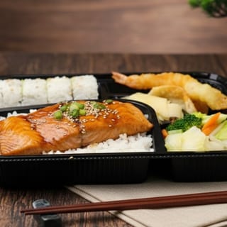 Salmon Teriyaki Bento
