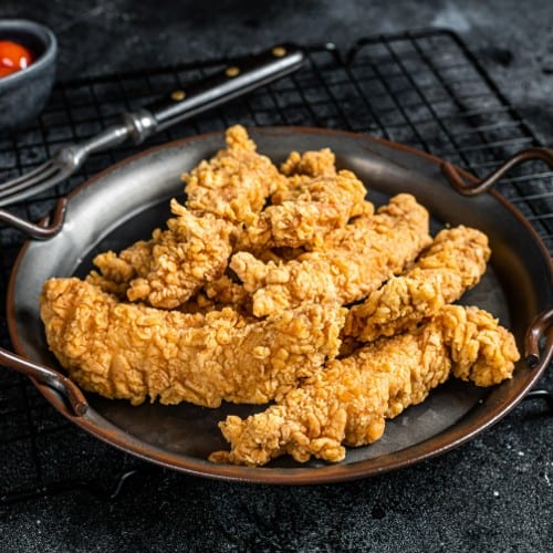 Hand-Breaded Chicken Tenders.