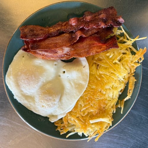 Two Eggs with Choice of Meat.