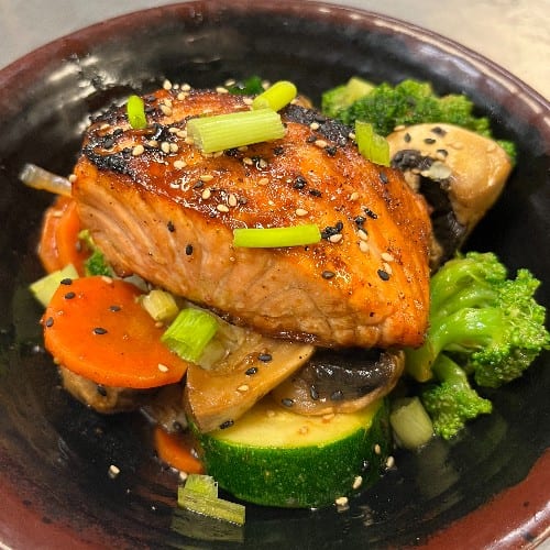 Lunch Salmon Teriyaki.