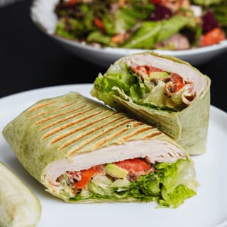 Turkey Club Wrap Sandwich
