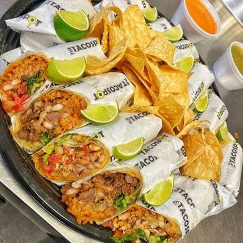 Burrito Platter (Feeds 6-9).