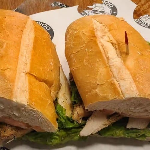 The Restaurant Chicken Sandwich.