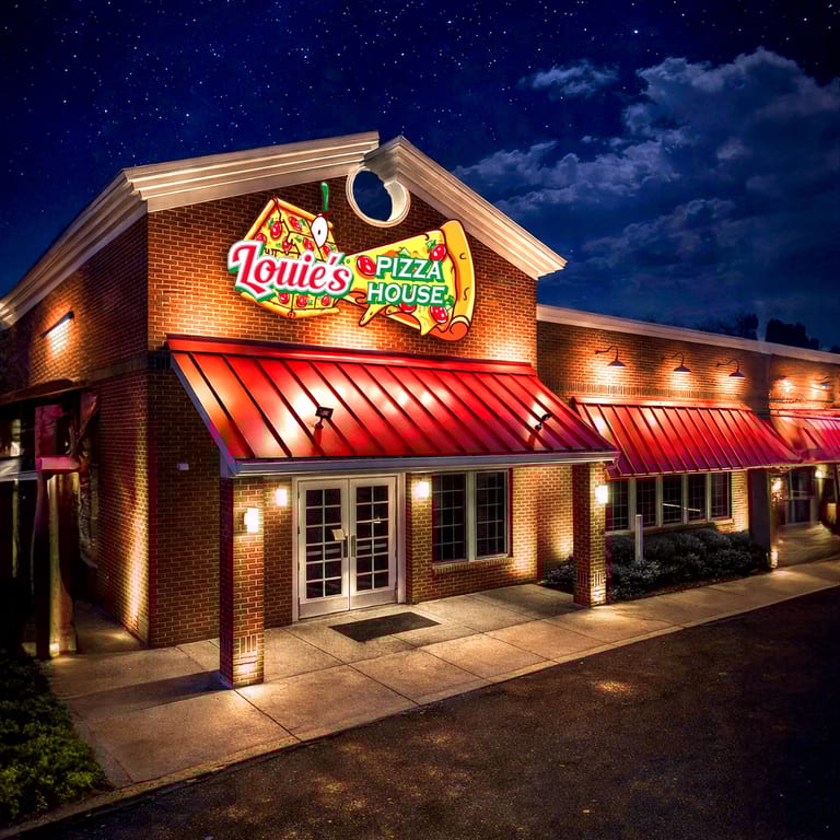 Louie’s Pizza House By Night From 3PM–9PM