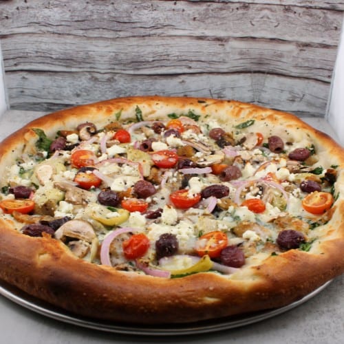 It's Greek to Me Pizza.