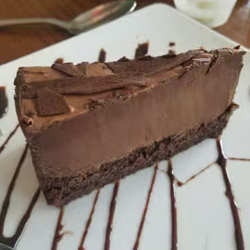 Chocolate Mousse Cake.