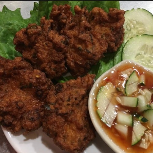 Crispy Thai Basil Chicken.