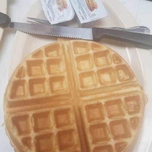 Waffle Breakfast.