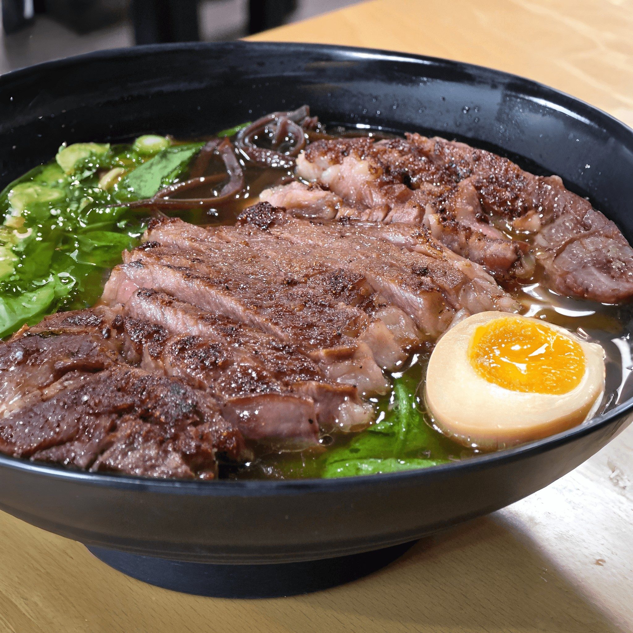 Rib Eye Steak Ramen.