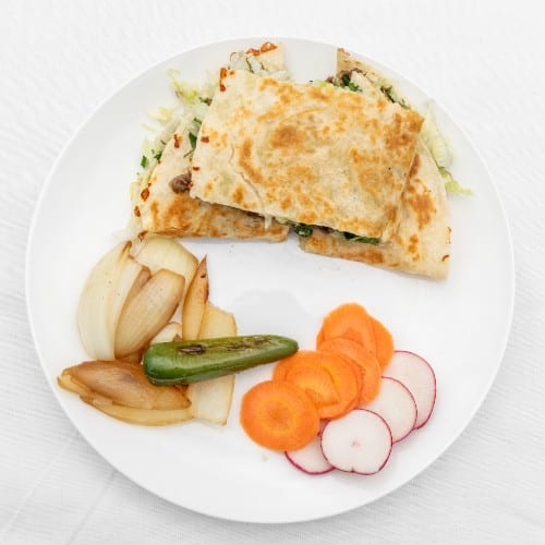 Quesadillas - with Meat.