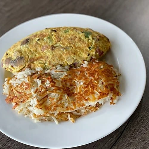 Incredible Hulk Omelet.