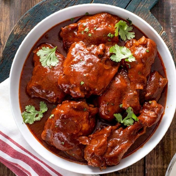 Chicken chipotle tray.