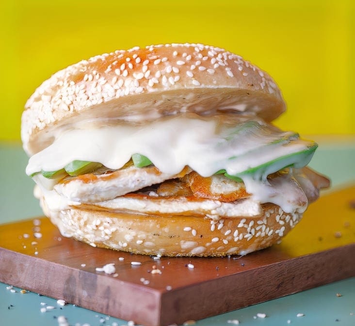 Chicken Melt Sandwich.