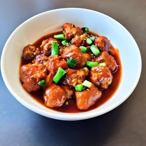 Chicken Manchurian.