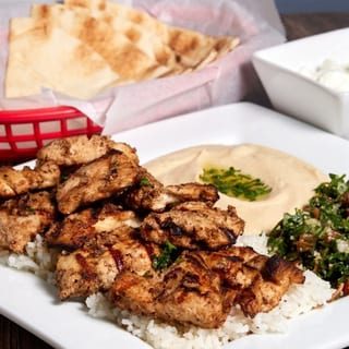 Chicken Kabob Platter
