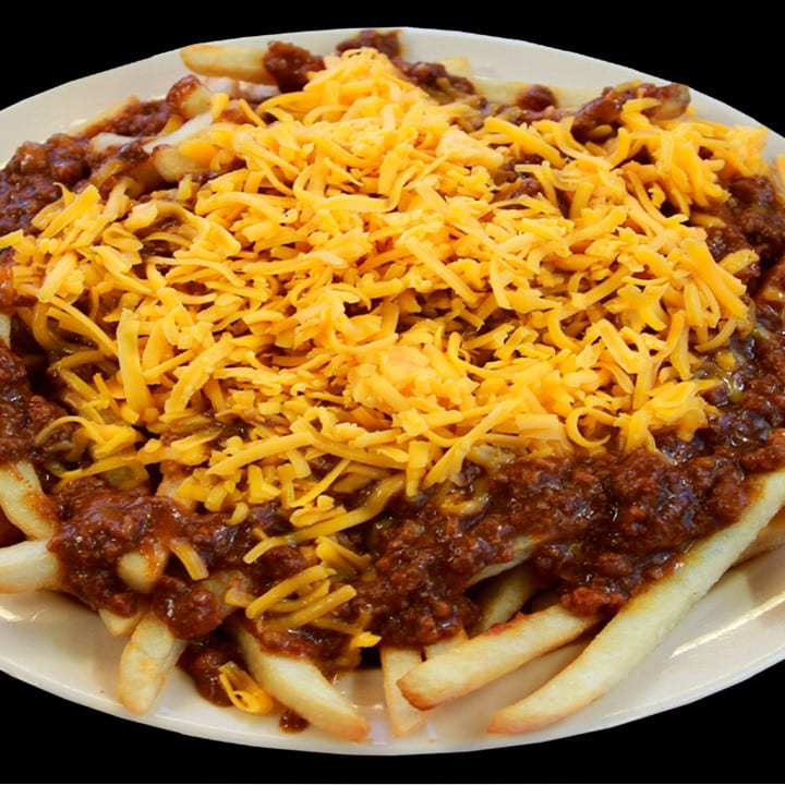 Chili Cheese Fries - Large.