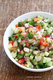Kachumber Fresh Salad.