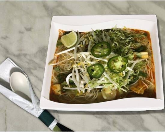 Veggies Tofu Lemongrass Pho.