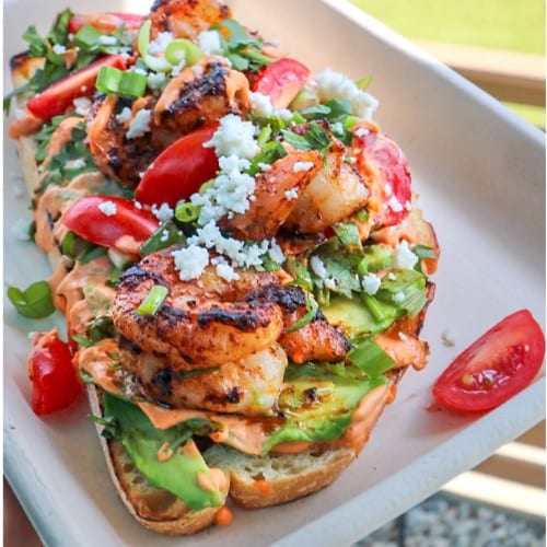 Shrimp Avocado Toast.