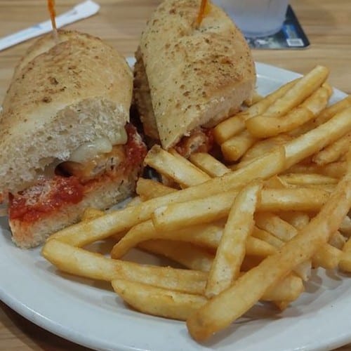 Chicken Parmesan Sub.