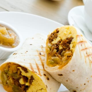 Chorizo & Eggs Burrito
