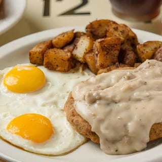 Chicken Fried Steak & Eggs