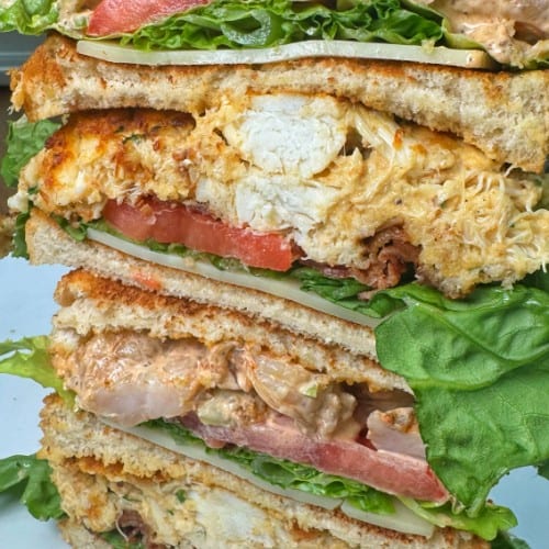 Triple Decker Chesapeake Club Sandwich.
