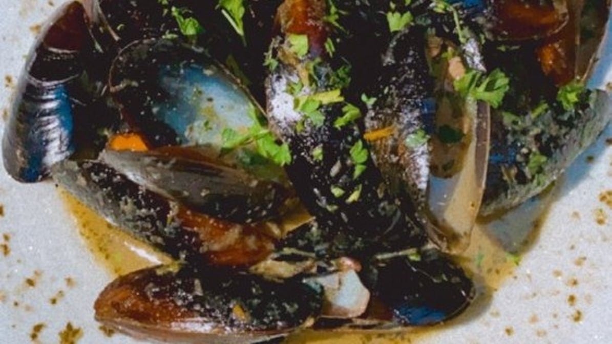 Barbancourt Mussels.