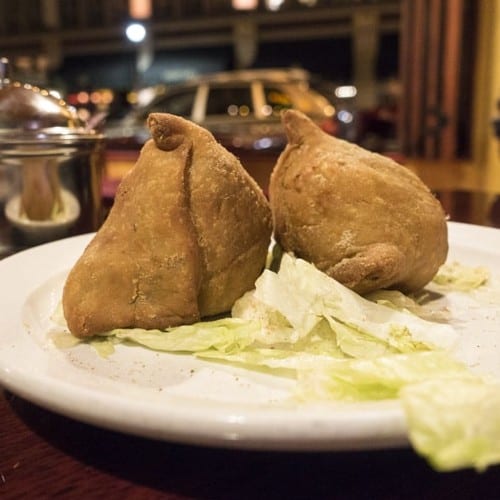 Vegetable Samosa.