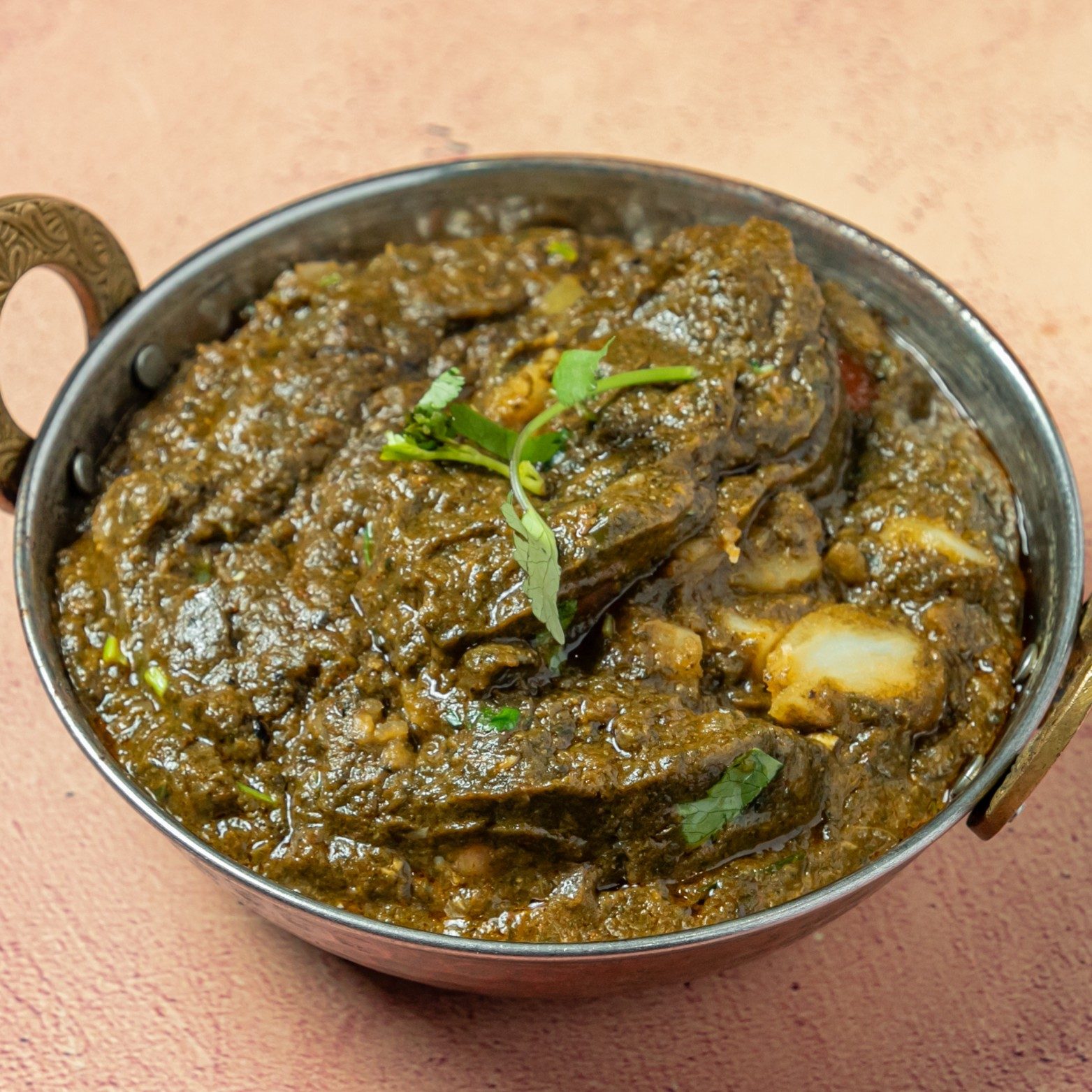 Mushroom Palak.