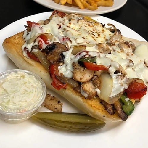 Philly Chicken Sandwich Deluxe.