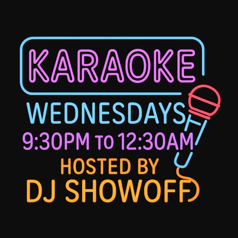🎤 Karaoke Wednesdays – Take the Mic! 