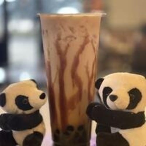 Okinawa Brown Sugar Boba Milk Tea.