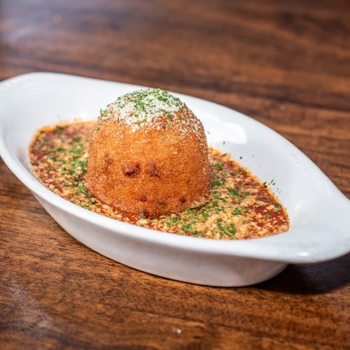 Traditional Arancini.
