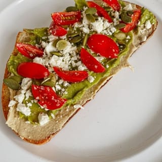 Hummus Avocado Toast