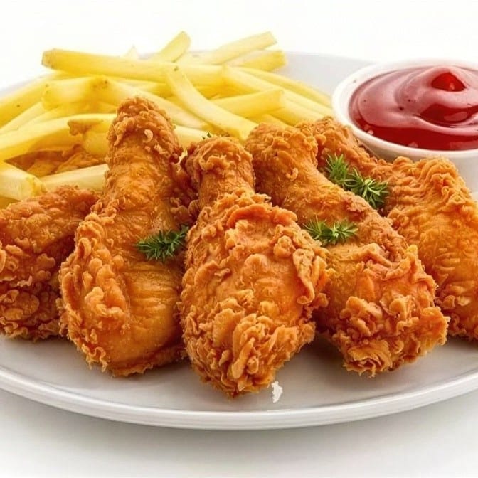 Chicken Tenders with Fries.