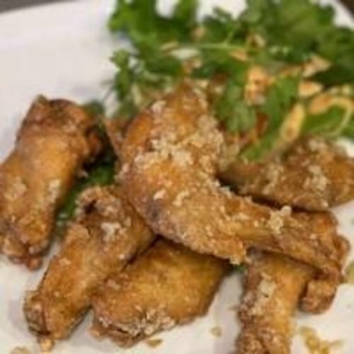 Garlic Butter Chicken Wings.