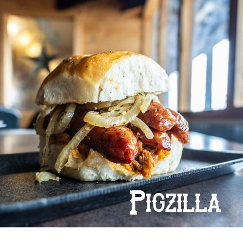 Pigzilla Sandwich.