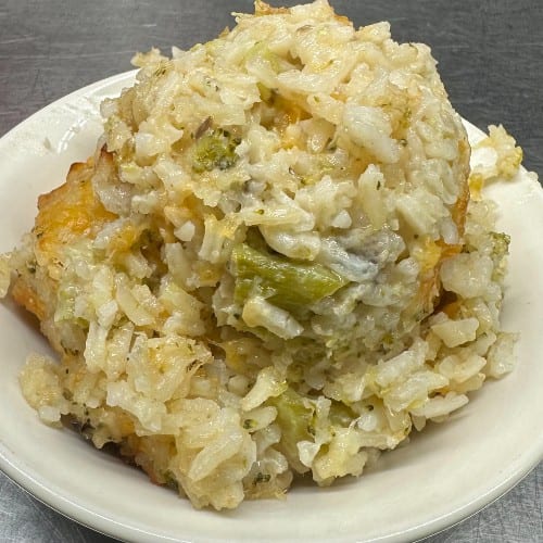 Broccoli Rice & Cheese.